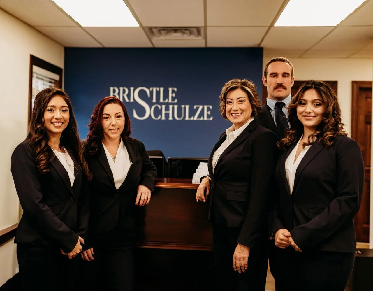 Bristle Schulze attorneys and staff  at their office
